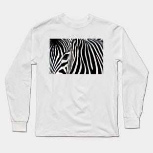 Eye of a zebra Long Sleeve T-Shirt